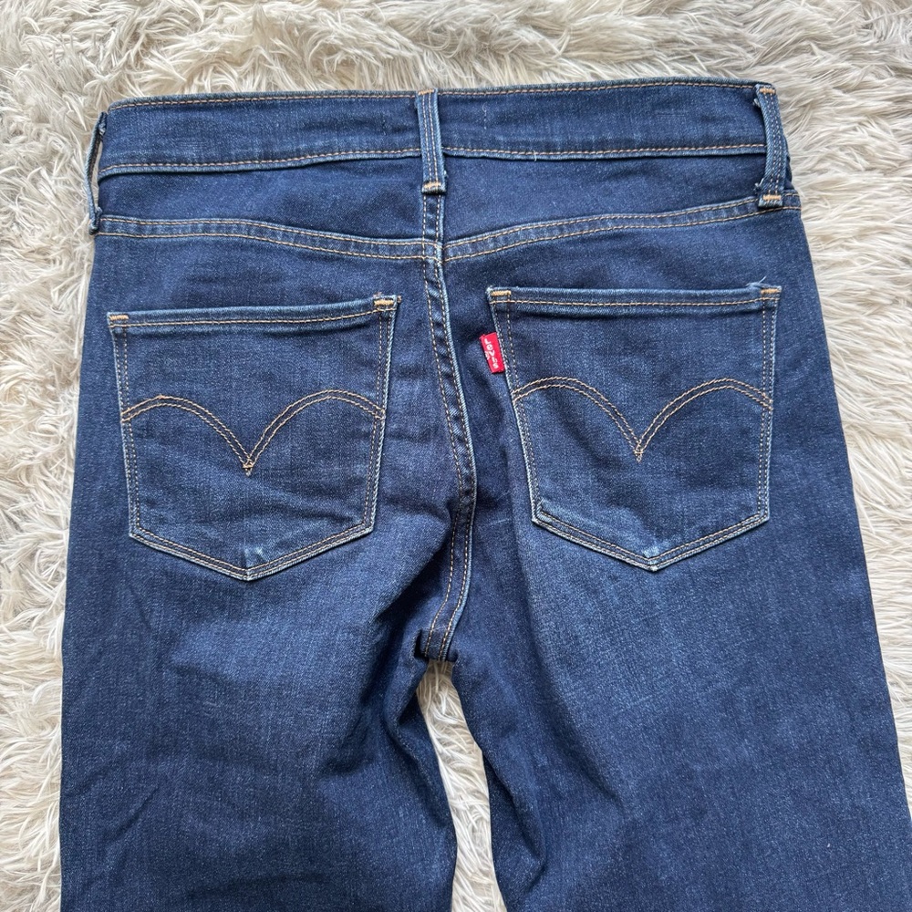 SOLD ❌Levi’s 312 Shaping Slim Dark Wash Jeans 26 Cotton Blend - Picture 6 of 6